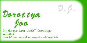 dorottya joo business card